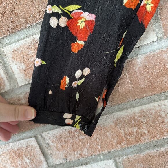 Vilshenko Jacquard Floral Dress 100% Silk Size 8 - Picture 4 of 9